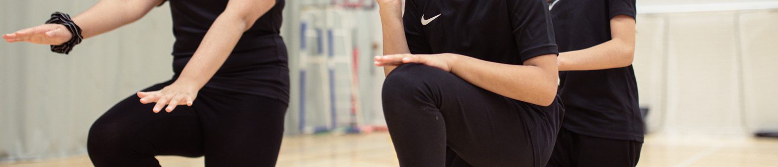 Three girls laughing